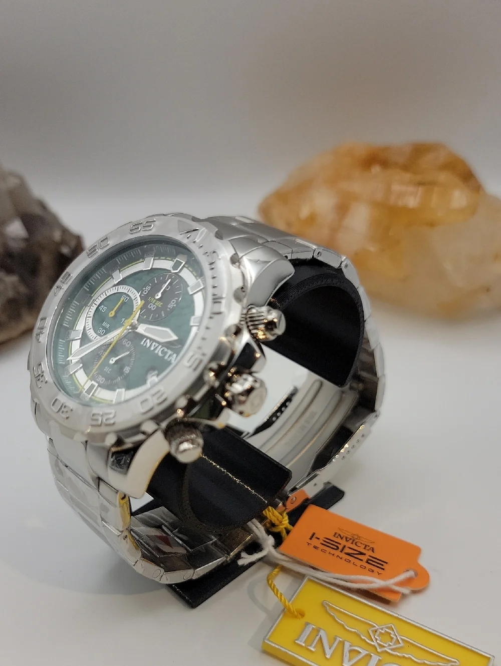 NWT Invicta Pro Diver - Men's Watch with New I-SIZE Technology 54mm 50245 Green